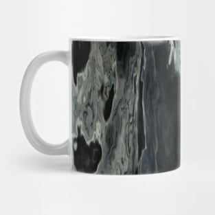 Black Marble Goth Stone Mug